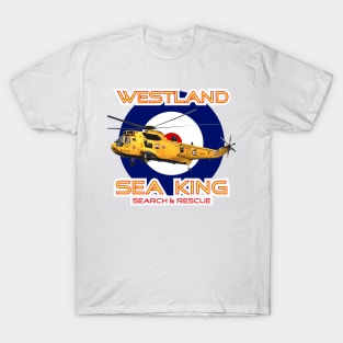 Westland Sea King Search and rescue helicopter in RAF roundel, T-Shirt